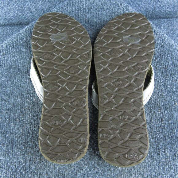Flojos Women's Flip Flop White Synthetic Size‎ 10M Gently Used 2025 - Picture 6 of 6